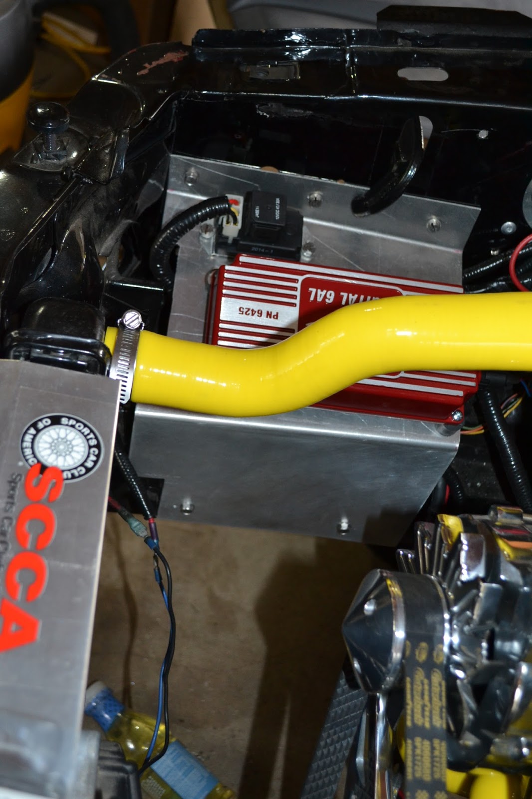 Fox Body Mustang Restoration MSD Ignition Control Module Mounting