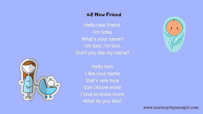 New friend nursery rhyme lyrics