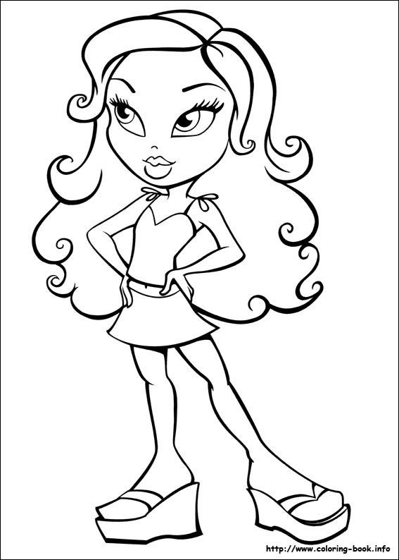 Disney Coloring Pages: Bratz Coloring Pages Free For Kids