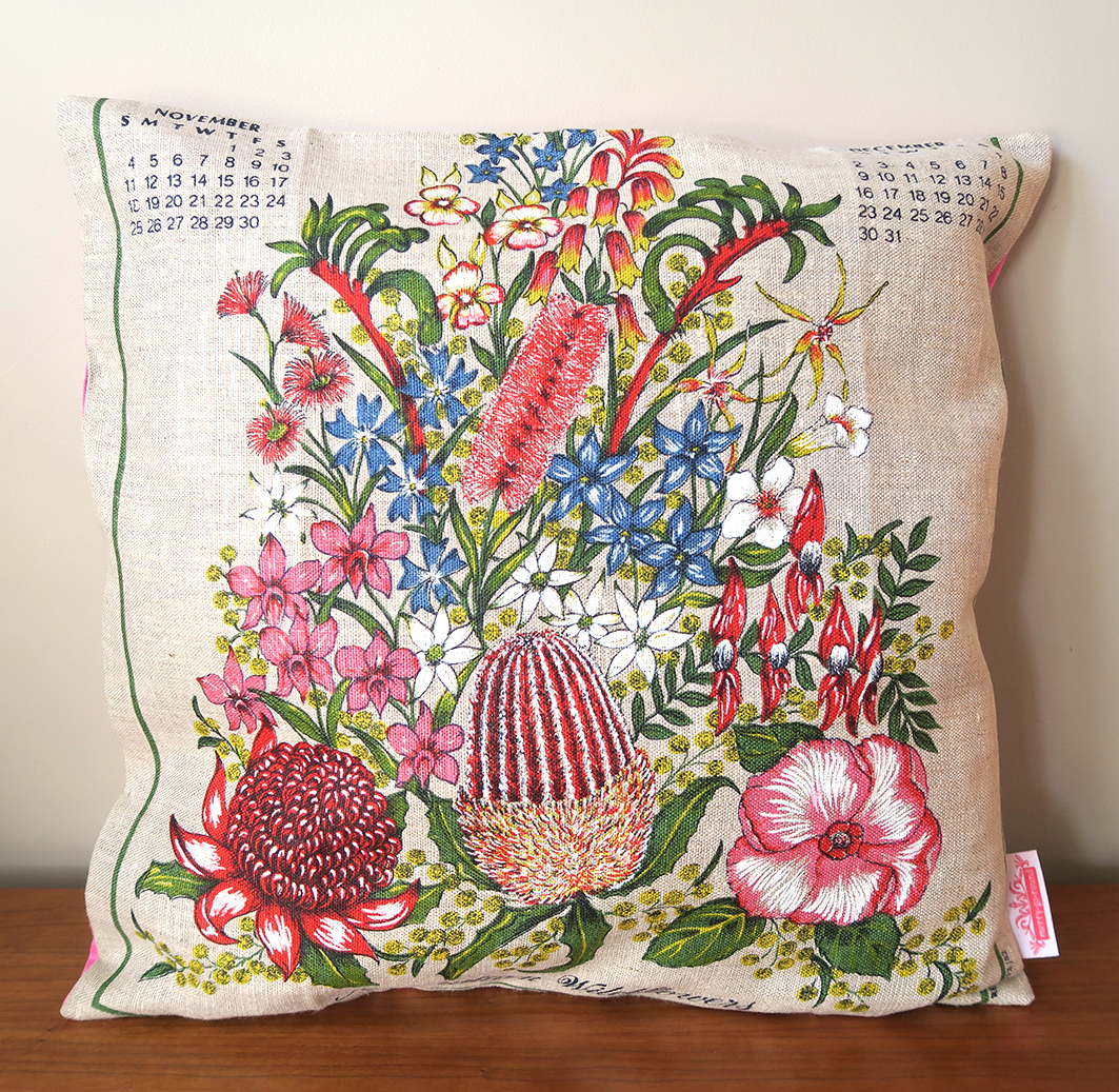 MerryGoRound Handmade More Tea Towel Cushion covers listed in my store!