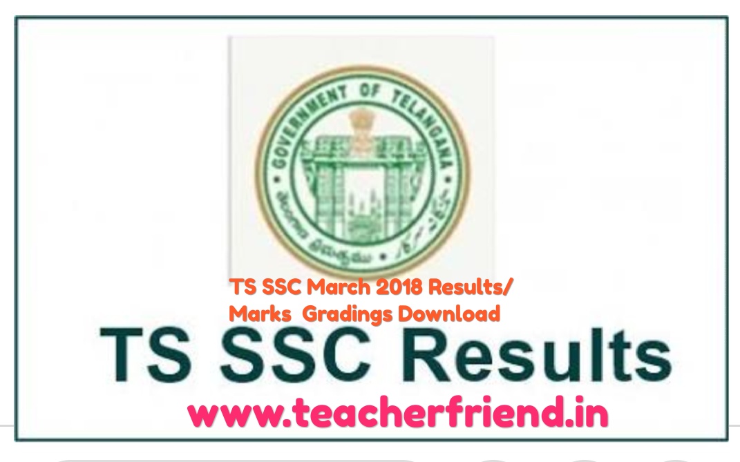 TS SSC March 2018 Results/Marks with Gradings Download Website for
