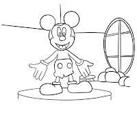 דפי צביעה מיקי מאוס