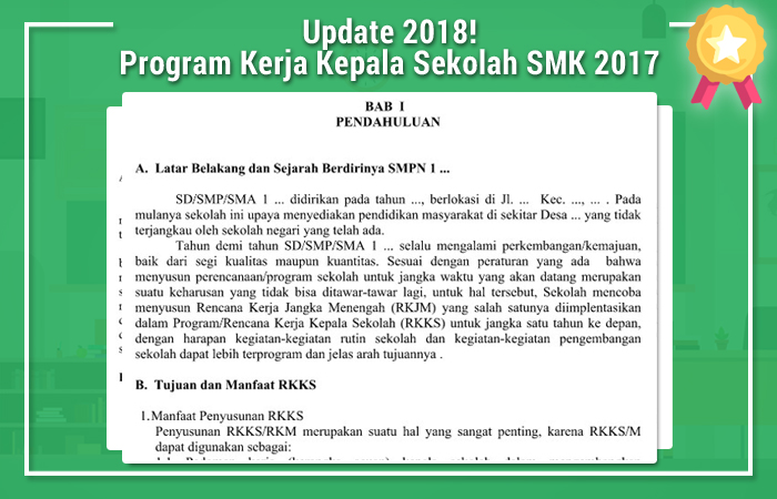 Program Kerja Kepala Sekolah SMK 2017
