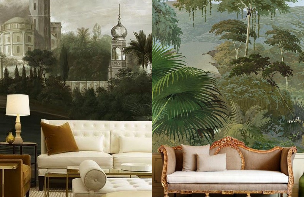 Boiserie & c.: verde salvia: idee di arredo e décor Parete verde salvia