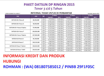 promo, kredit, dp, ringan, datsun paket kredit datsun