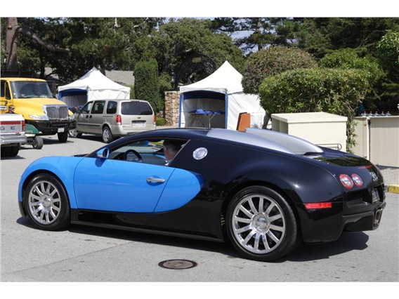 bugatti veyron black and blue