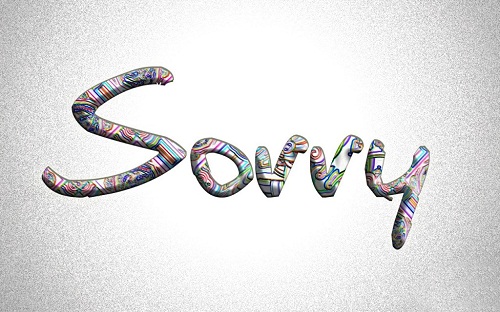 I am Sorry Picture for Boys