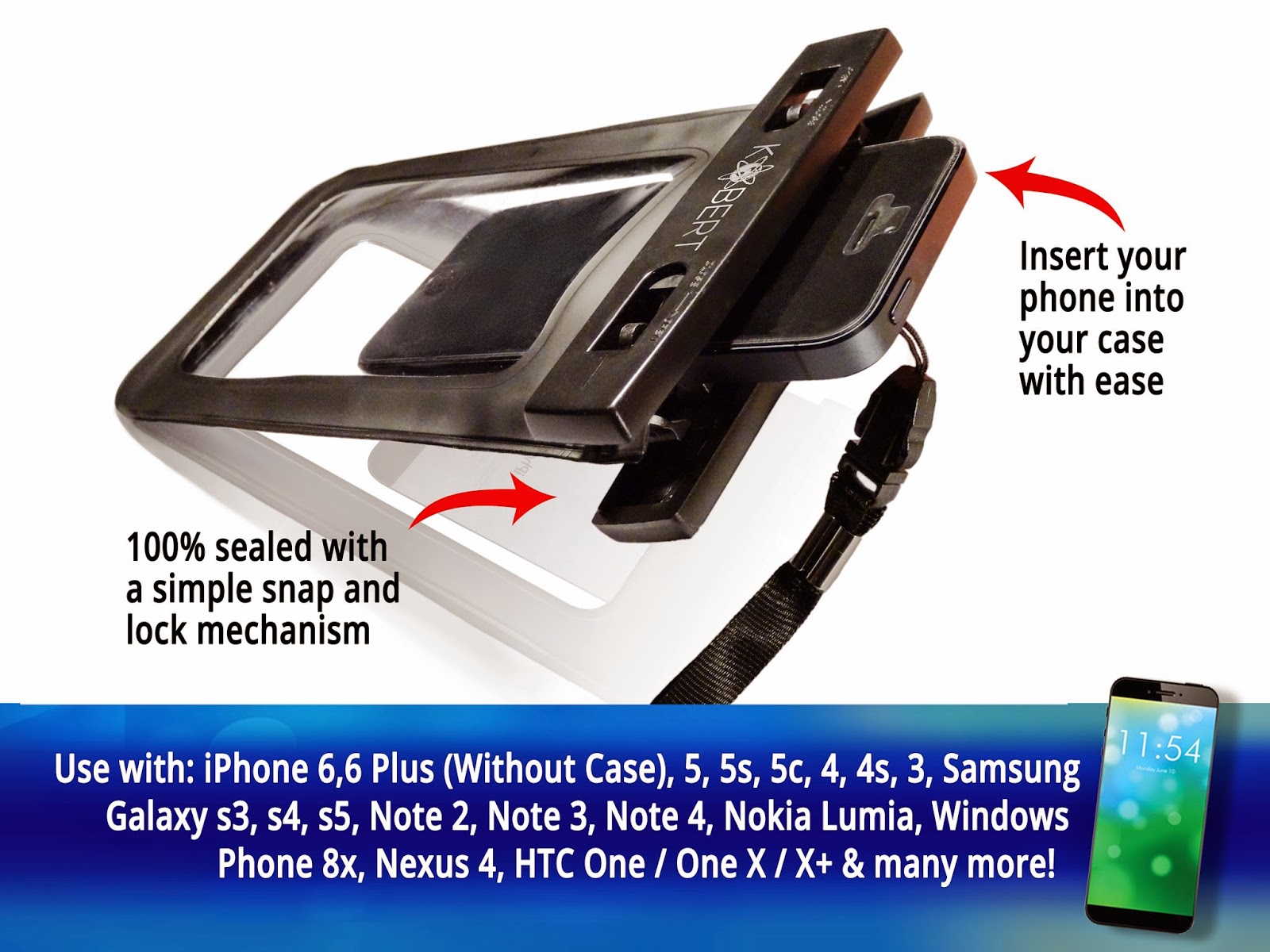 Kobert Waterproof Case Review Momma4Life