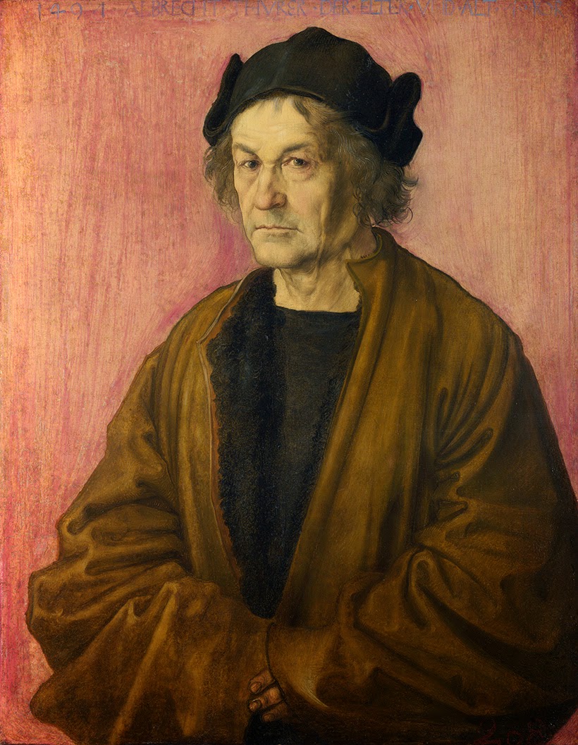 Atribuído a Alberto Durero, Retrato del padre de Durero a los 70 años Atribuído a Alberto Durero, Retrato del padre de Durero a los 70 años