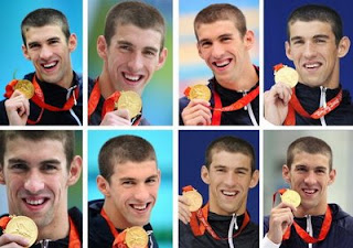 Micheal Phelps 8 gold