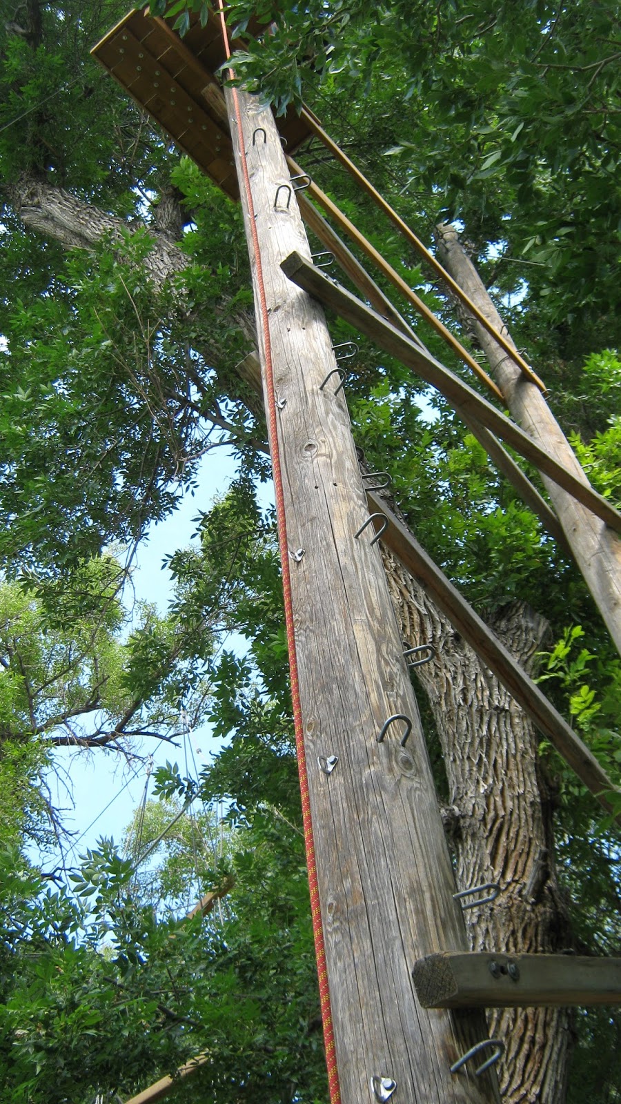 Ziplining Across the USA Monday August 12 CLAS Ropes Course Provo, Utah