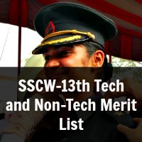 SSCW-13th Tech and Non-Tech Merit List
