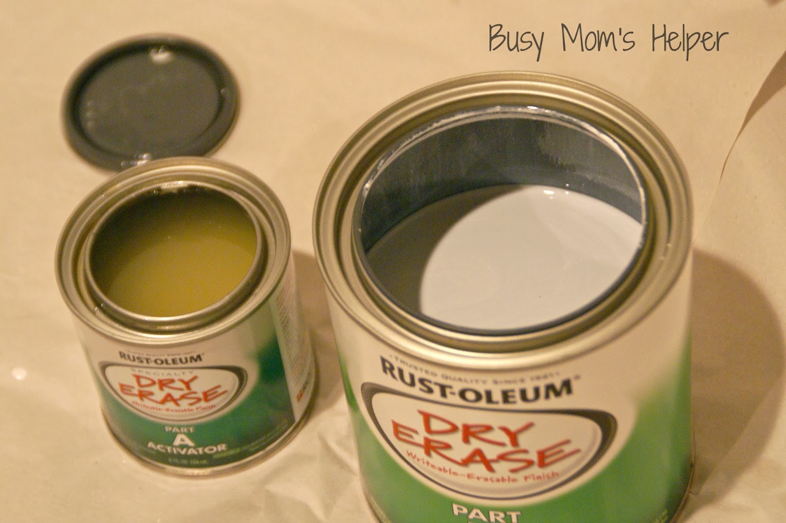Dry Erase Paint Does it Work? TWO Projects! Busy Moms