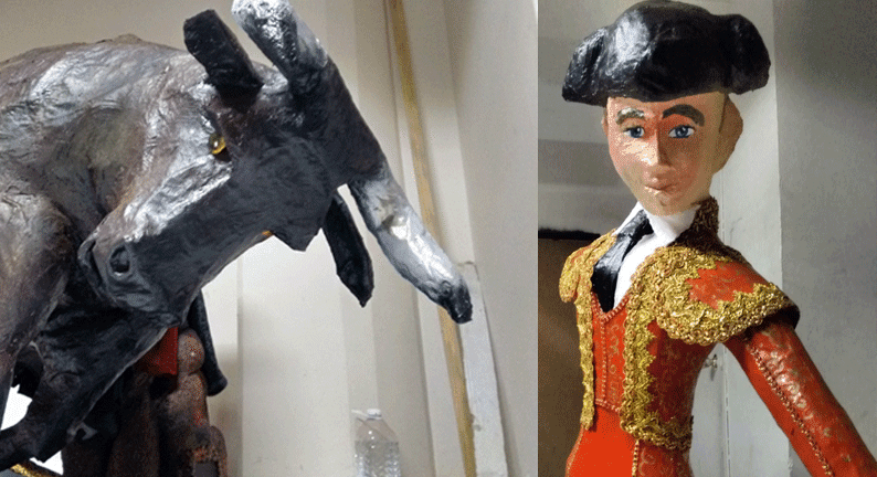 espacio frijoles testigo El Taller De Miguel Angel: Como hacer esculturas con papel y pegamento (1)