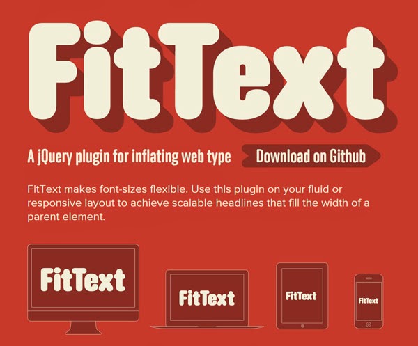 FitText Tools Web Design Professional FitText