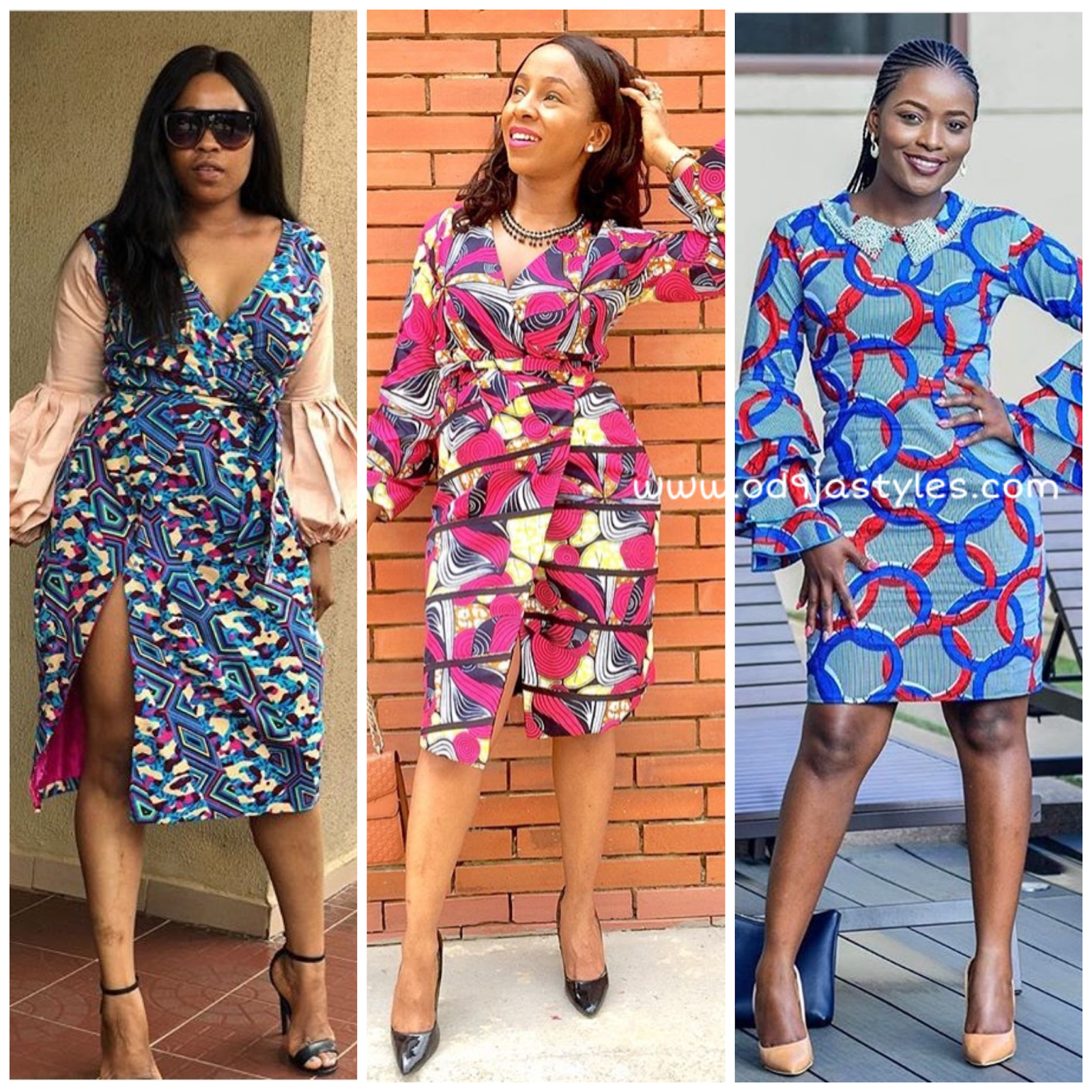 latest styles for ankara short gowns