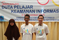 2 Siswa SMAN 110 di Seminar Duta Pelajar Keamanan Informasi