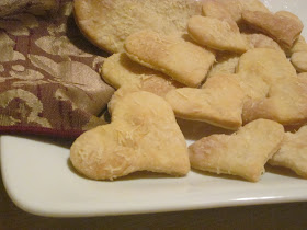 Savory Valentine's Heart Crackers