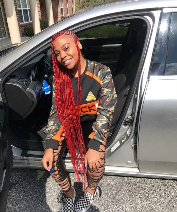 37 Cornrow Lemonade Braid Hairstyles 2019 African Cornrow