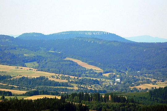 Góry Stołowe (masyw Szczelińców) z Sołtysiej Kopy