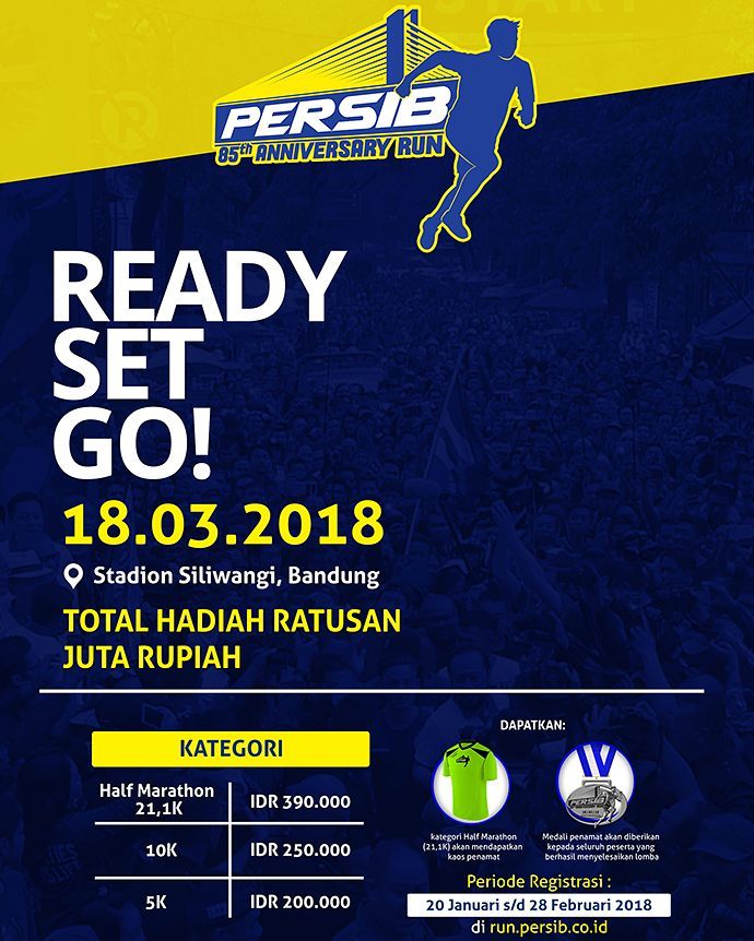 PERSIB Anniversary Run • 2018 PERSIB Anniversary Run • 2018