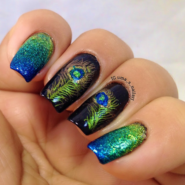 Uma's Nail Art: Inspired by Fashion : Day 25, The 31 Day Nail Art Challenge