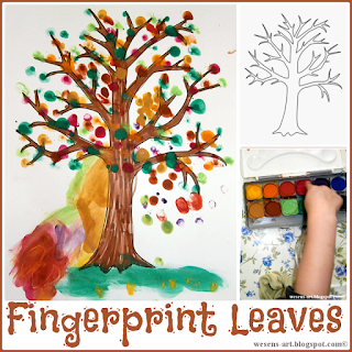 FingerprintLeaves wesens-art.blogspot.com