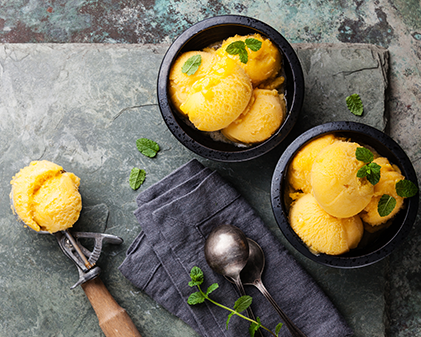 Fresh Mango ice cream Fresh Mango ice cream