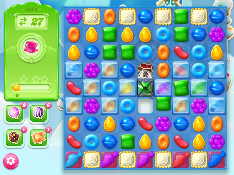 Candy Crush Jelly Saga level 593 Candy Crush Jelly Saga level 593