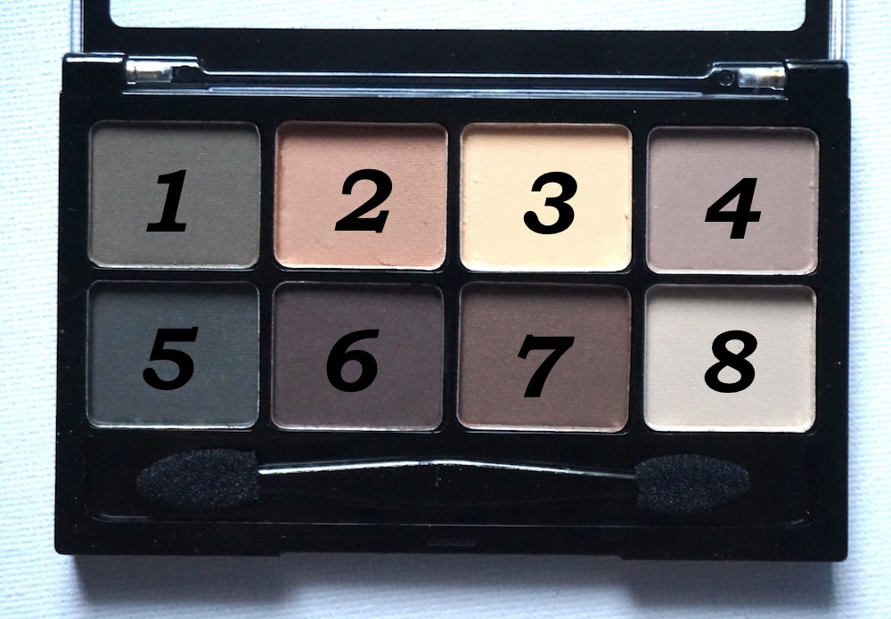 BYS Matte Eyeshadow Palette Review + Swatch