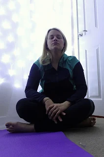 woman meditating on a healthy life