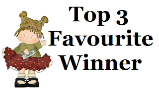 Top 3 at Crafty Friends Challenge blog"!