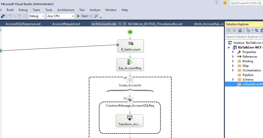 Step by step solution of BizTalk Two-Way WCF-SQL XmlPolling in Send Port