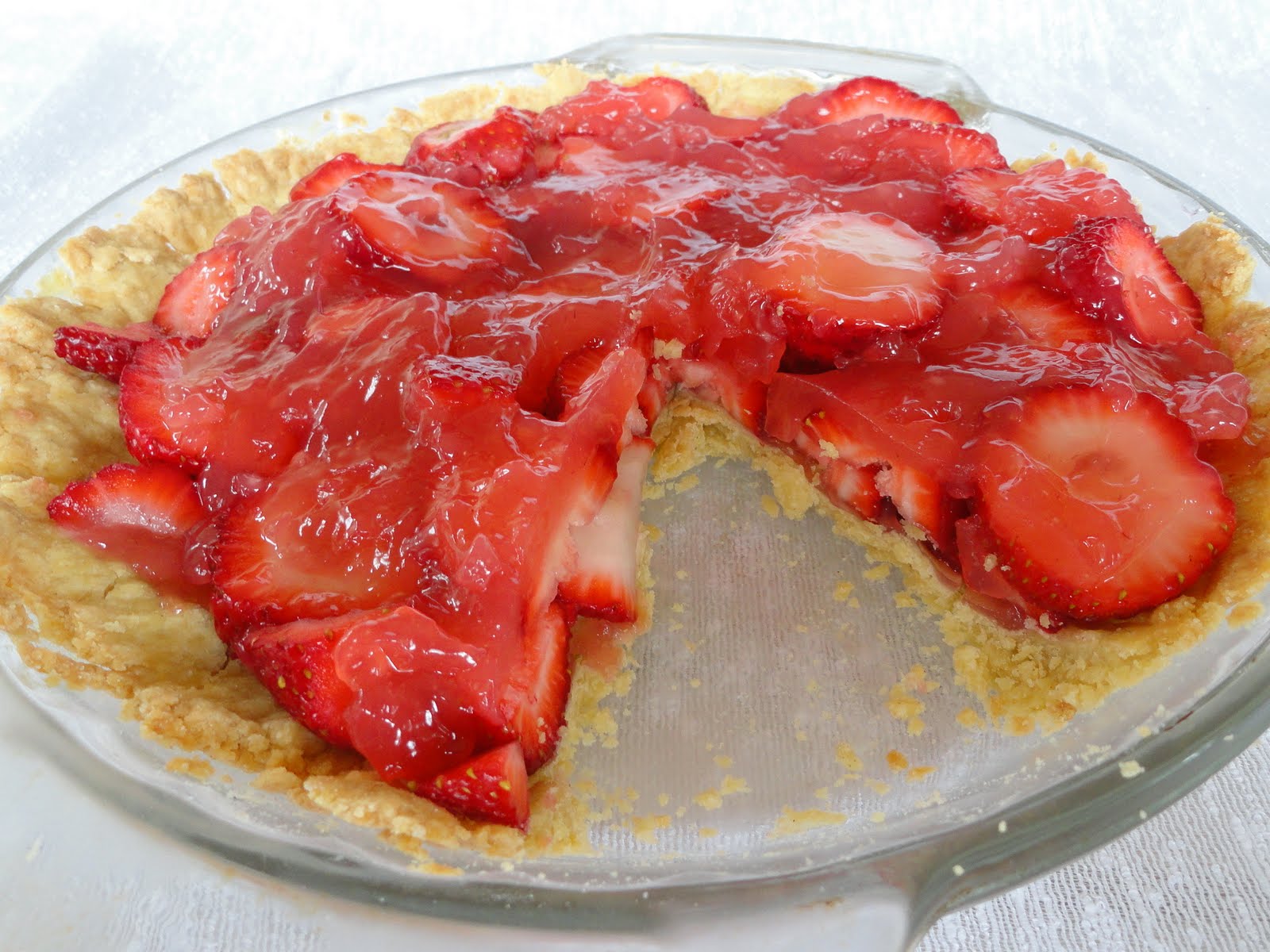 As Good As Gluten Strawberry Glaze Pie