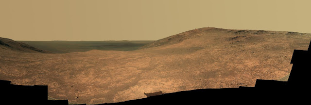 Rover Opportunity wrapping up study of Martian valley Rover Opportunity wrapping up study of Martian valley