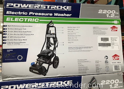 Powerstroke 2200 PSI Electric Pressure Washer: great for any household