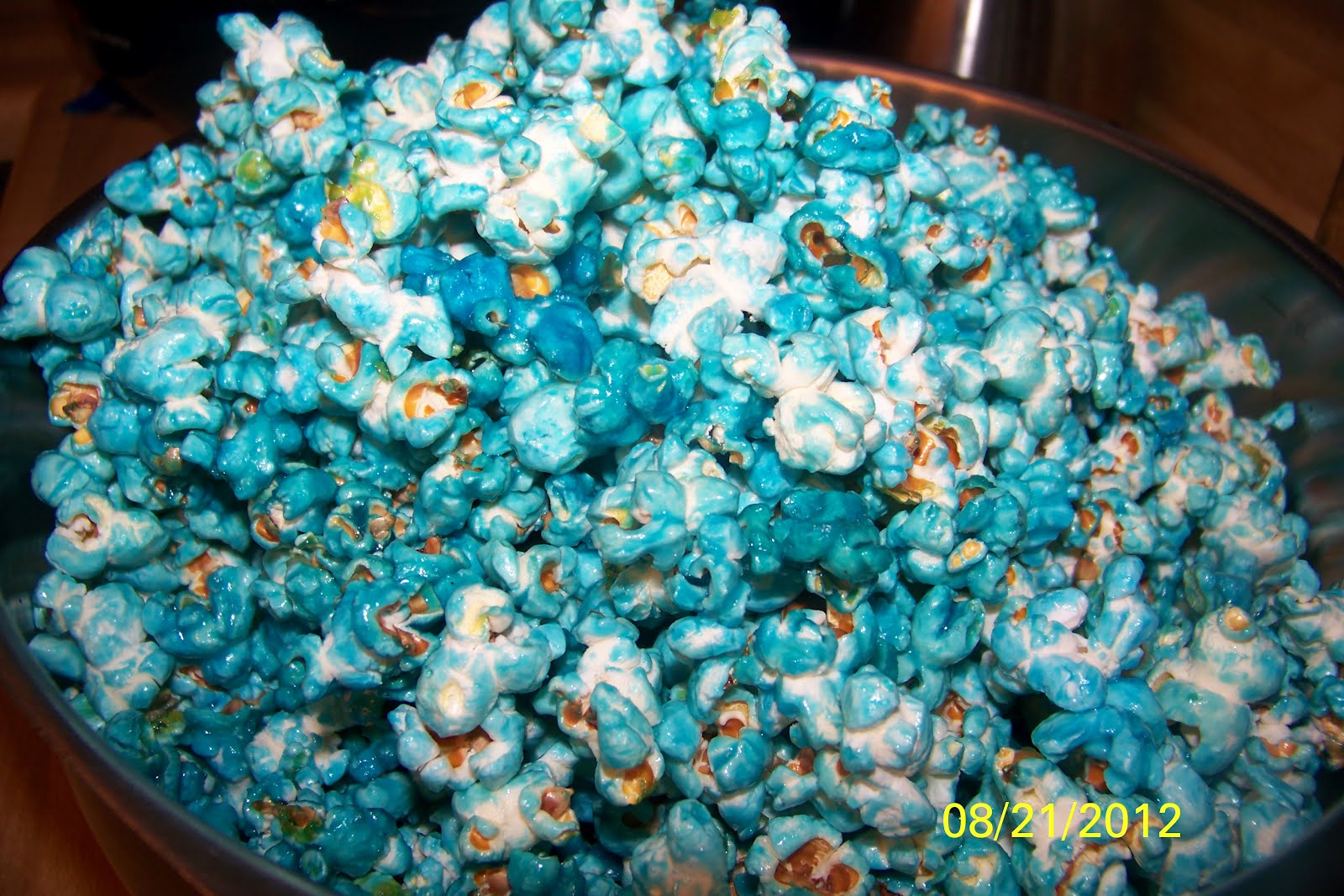 Connor's Cooking Sugar Crunch Popcorn aka Blue Popcorn