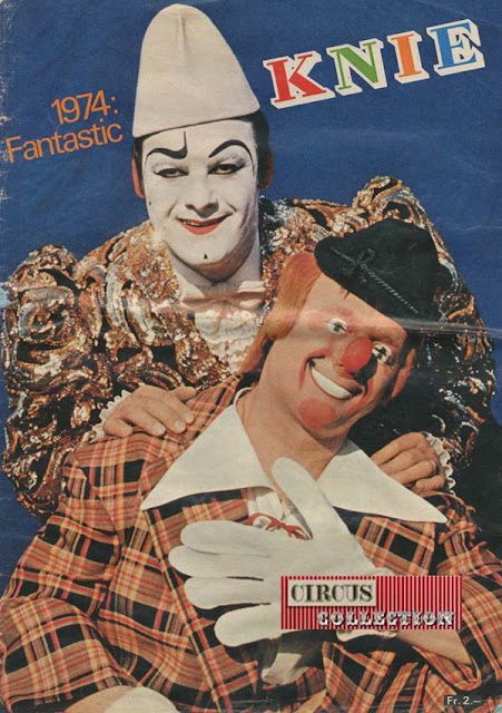 Illustriert Circus-Zeitung , Bruno Stets et Chucky le celebre duo de clown suisse