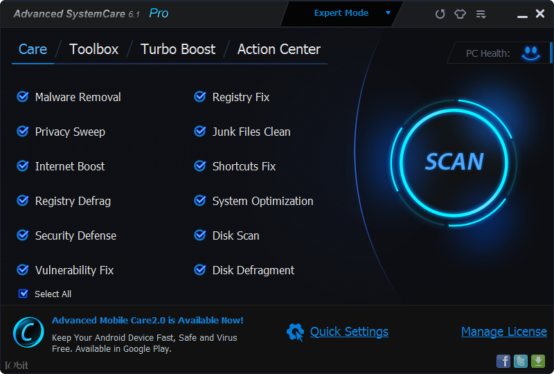 iobit advanced systemcare pro latest version
