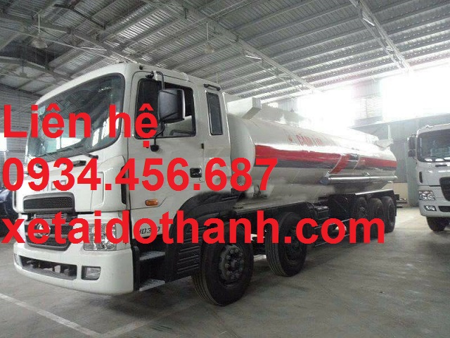 Giá lăn bánh xe 5 chân Hyundai HD360 chở xăng dầu Giá lăn bánh xe 5 chân Hyundai HD360 chở xăng dầu