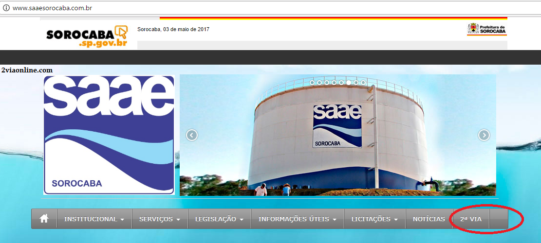 2Via de Conta do SAAE Sorocaba SP Como Gerar Boleto Atualizado 2Via de Conta do SAAE Sorocaba SP Como Gerar Boleto Atualizado