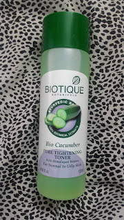 Biotique Bio Cucumber Pore Tightening Toner Review