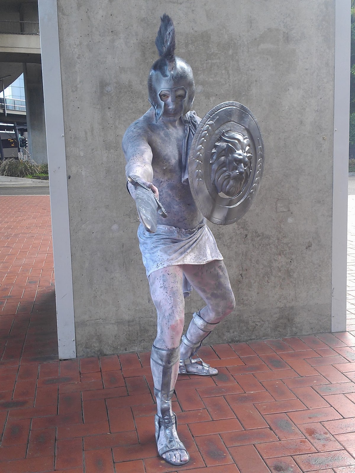 Bodypainter Sydney Movie Mythology Marble Living Statues