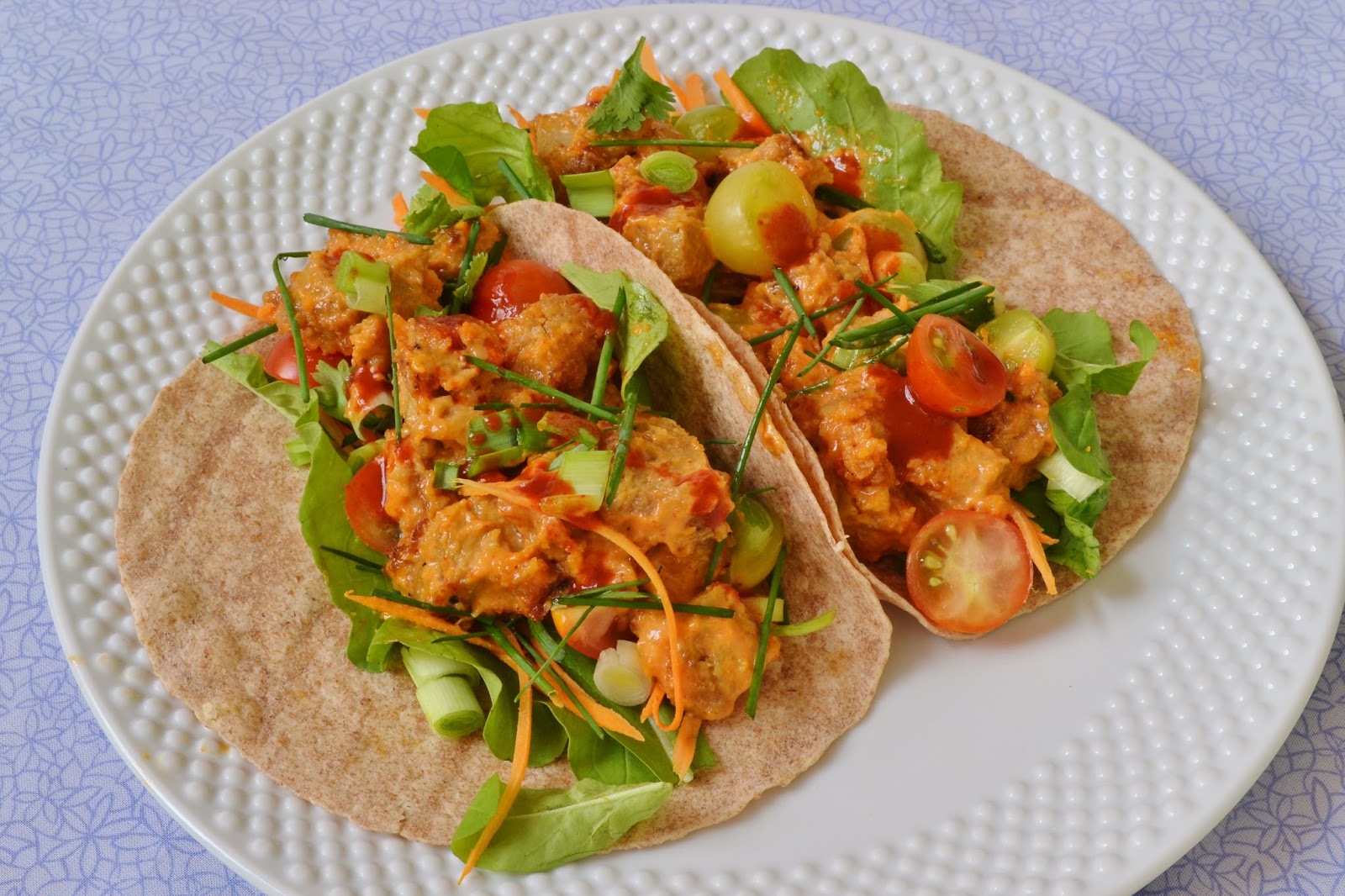Buffalo Seitan Wraps Vegan Magic Time
