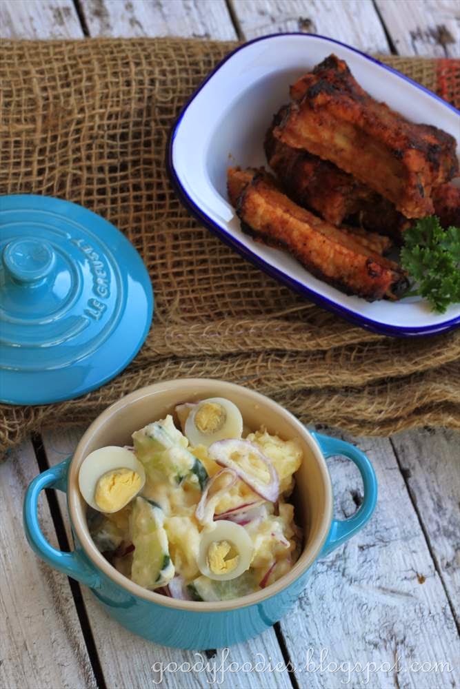 GoodyFoodies Recipe Japanese Potato Salad with Quail Egg