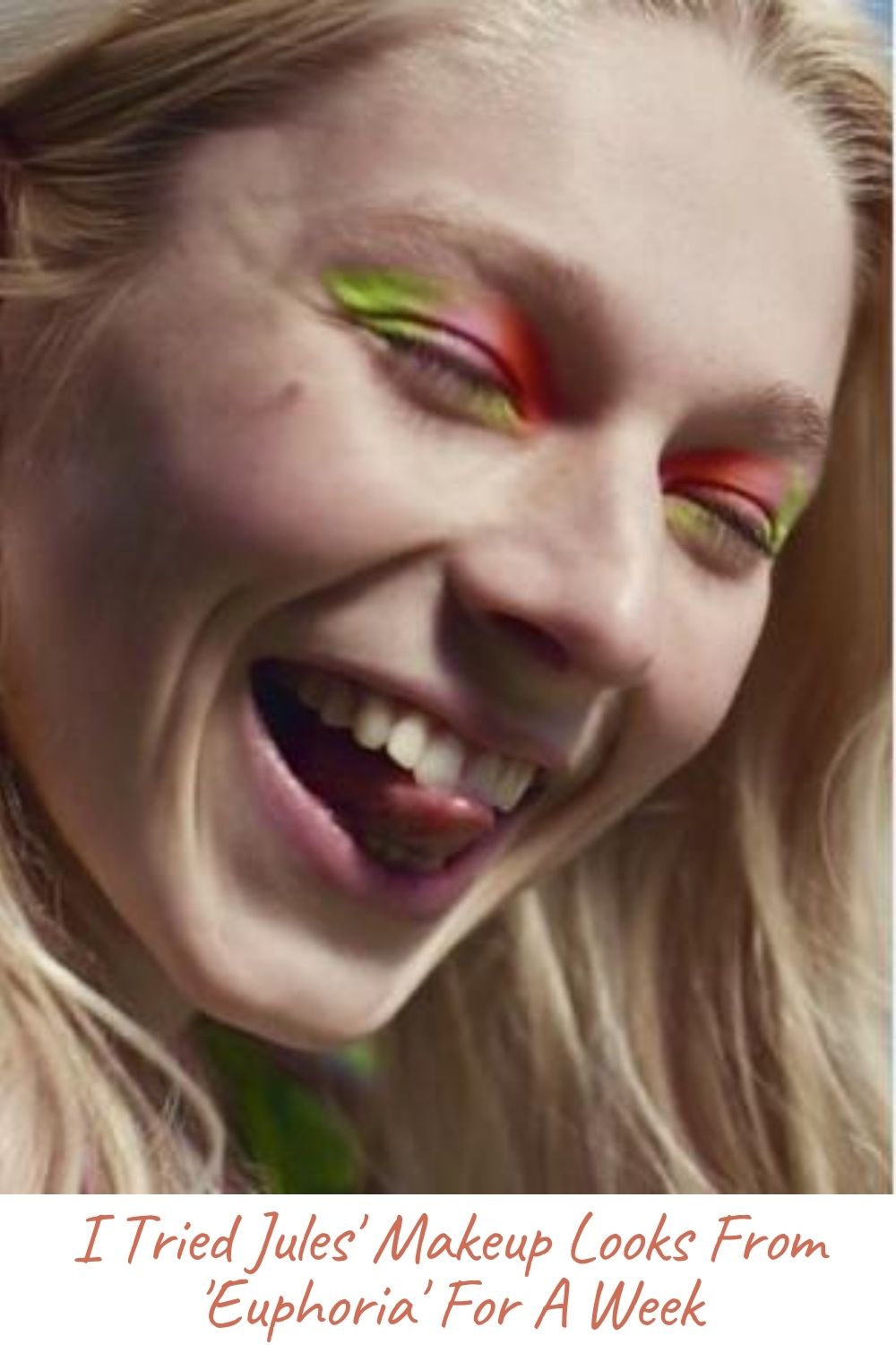 I Tried Jules' Makeup Looks From 'Euphoria' For A Week