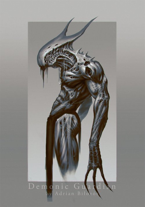 As sombrias ilustrações de fantasia e terror de Adrian Biłozór Adrian Biłozór artstation arte ilustrações fantasia terror sombrio inferno surreal