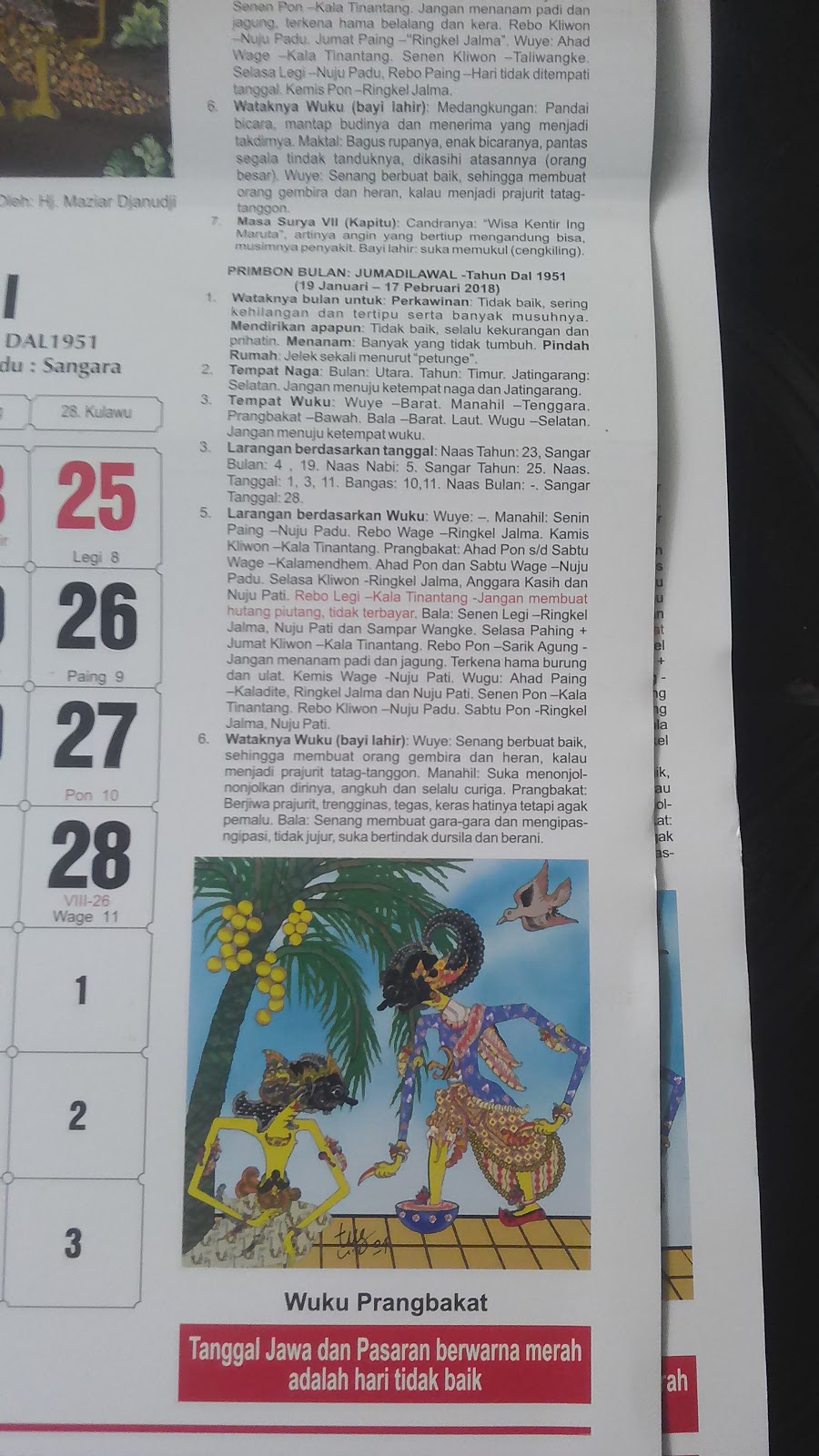 Toko Buku Jagad Ilmu Kalender Jayabaya 2018 Toko Buku Jagad Ilmu Kalender Jayabaya 2018