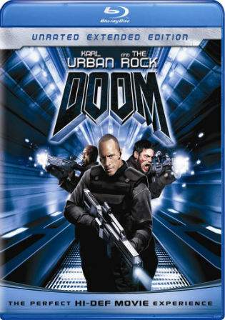 Doom 2005 BRRip 350MB UNRATED Extended Hindi Dual Audio 480p