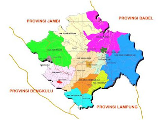 Peta Provinsi Sumatera Selatan Peta Provinsi